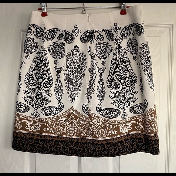 Banana Republic Silk Blend Lined Mini Skirt 10 - Picture 1 of 11